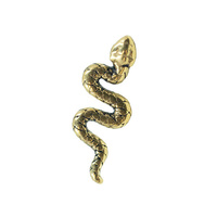 Gold Steel - Snake - 12mm Threadless Attachment