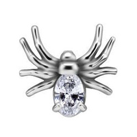 Surgical Steel - Premium Zirconia - Spider - 6.5mm Threadless Attachment