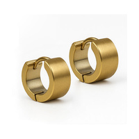 Surgical Stainless Brushed Gold PVD Cuffs