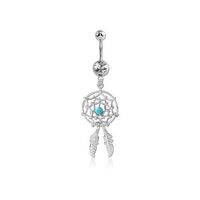 Surgical Steel Belly Ring - Dreamcatcher
