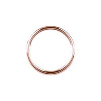 Rose Gold Steel Hinged Ring