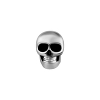 Surgical Steel Attachment for Internal Thread Labret - Skull - 6.5mm