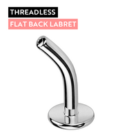 Titanium Threadless Floating Belly Post