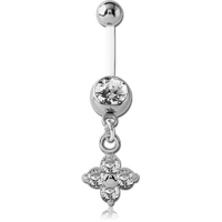 Bioflex Belly Ring - Flower Shaped Jewellery Charm