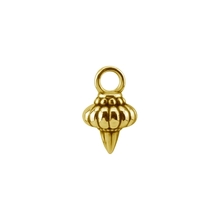 Gold Steel Lantern Jewellery Charm