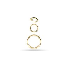 Gold Steel Continuous Ring