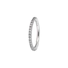 Surgical Steel Hinged Conch Ring - Premium Zirconia