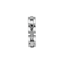 Surgical Steel Hinged Conch Ring - Chain