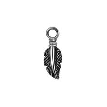 Surgical Steel Feather Charm