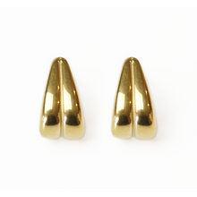 Gold Surgical Steel Dual Drop Earrings