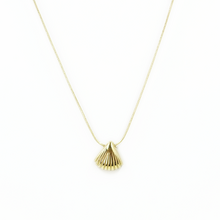 Gold Surgical Steel Shell Necklace