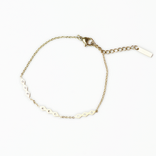 Gold Surgical Steel Diamond Chain Bracelet