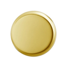 14K Gold Attachment for Threadless Labret - Disc