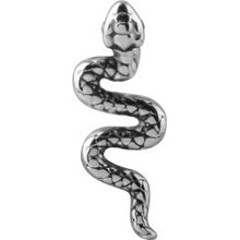 Surgical Steel - Snake - 12mm Internal Thread Labret Attachment