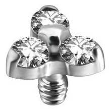 Sterilised Titanium - Premium Zirconia - Trinity - 3.5mm Internal Thread Labret Attachment