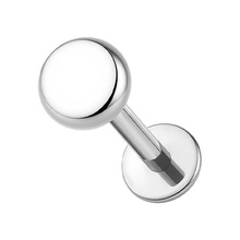 Titanium 3mm Disc - Threadless 18G - 7mm Flatback Stud