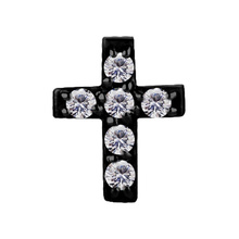 Black Steel - Premium Zirconia Cross - 5mm Threadless Attachment