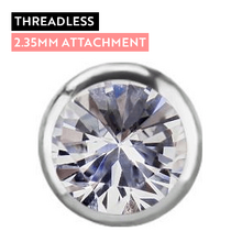 Titanium - Premium Zirconia - 2.35mm Threadless Attachment