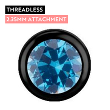 Black Titanium - Aqua Premium Zirconia - 2.35mm Threadless Attachment