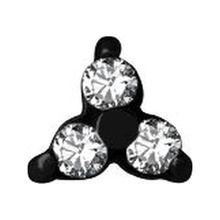 Black Steel - Premium Zirconia Trinity - 3.5mm Threadless Attachment