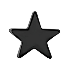 Black Titanium - Star - 5mm Threadless Attachment