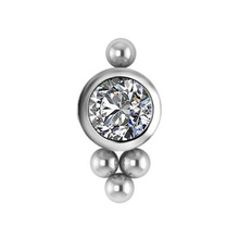 Titanium - Premium Zirconia - Ball Cluster - 5mm Threadless Attachment