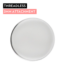Titanium - Disc - 3mm - Threadless Attachment