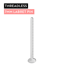 BIOFLEX THREADLESS LABRET PIN 16 Gauge 7mm