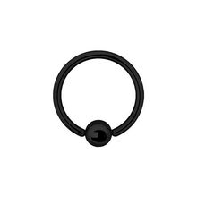 Black Steel Fixed Ball Continuous Ring