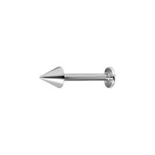 Surgical Steel Flat Back Labret with Spike