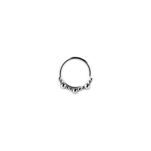 Surgical Steel Continuous Nose Ring - Ball Halo 20 Gauge - 8mm