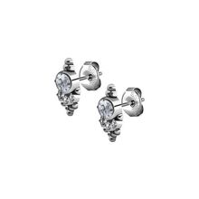 Surgical Steel Ear Studs - Cubic Zirconia Vintage Ball Cluster
