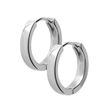 Surgical Steel Plain Hoop Earrings 20 Gauge - 12mm