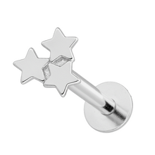 Titanium - Star Cluster - Threadless Labret