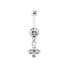 Bioflex Belly Ring - Flower Shaped Jewellery Charm